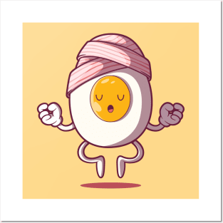 Meditating Egg Posters and Art